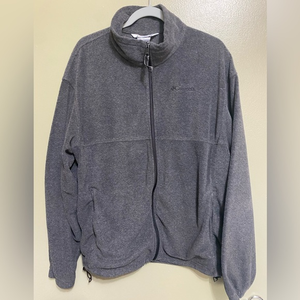 Grey Columbia Zip Up Jacket,‎ Size XL